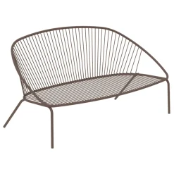 Divano da Giardino Impilabile in Acciaio Zincato Made in Italy – Sansa