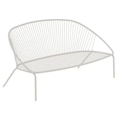 Divano da Giardino Impilabile in Acciaio Zincato Made in Italy – Sansa