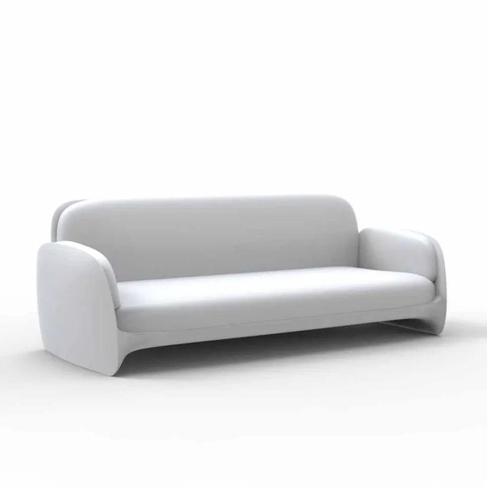 Divano da giardino in polietilene design moderno Pezzettina by Vondom
