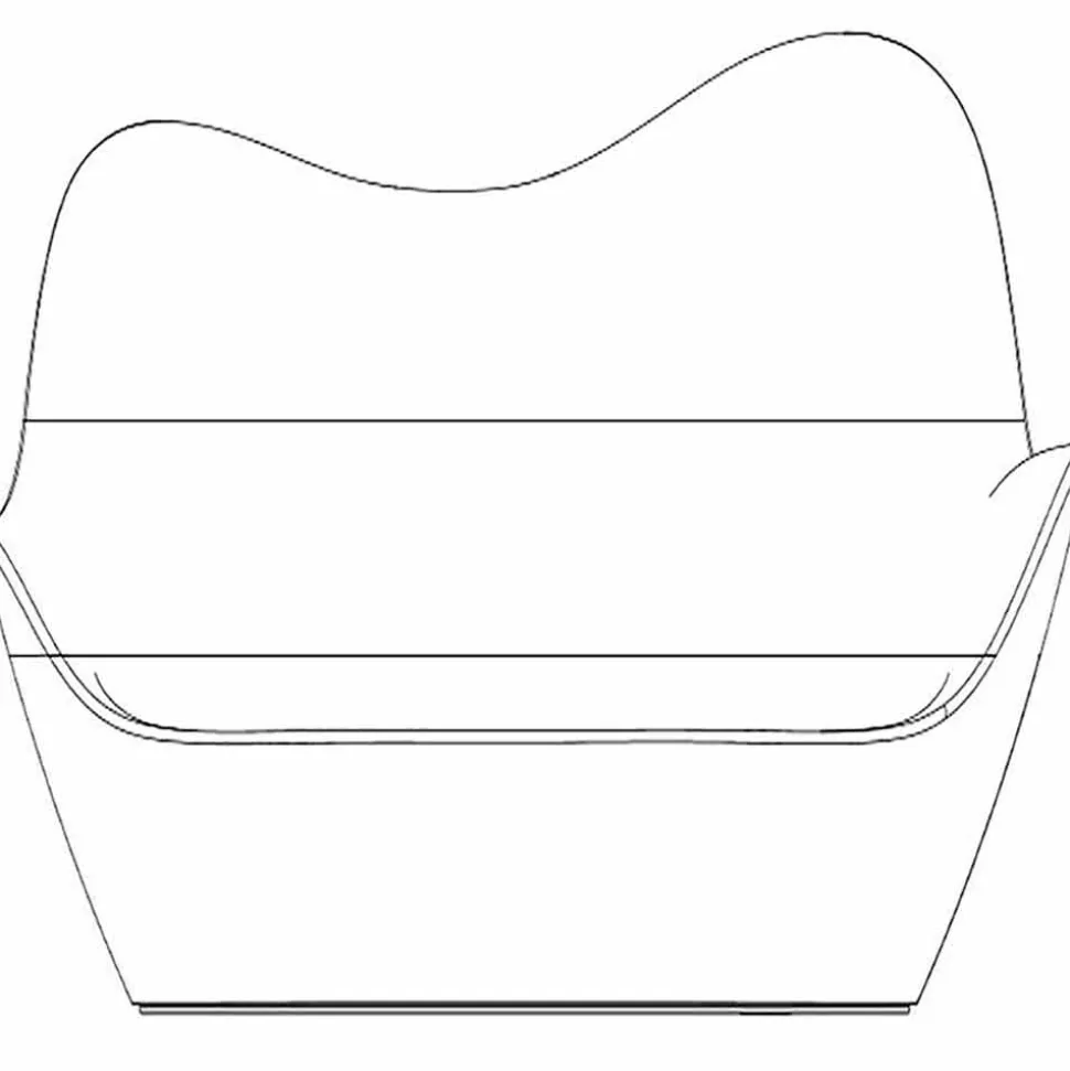 Divano da giardino in polietilene design moderno Sabinas by Vondom