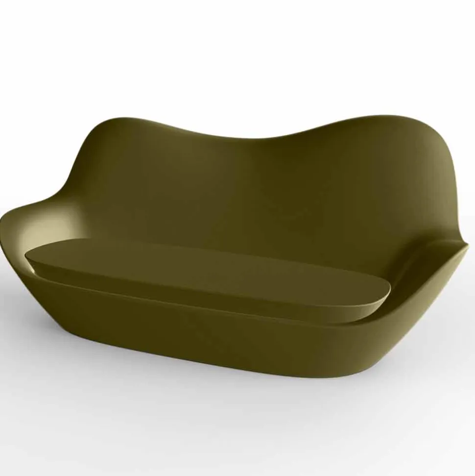 Divano da giardino in polietilene design moderno Sabinas by Vondom