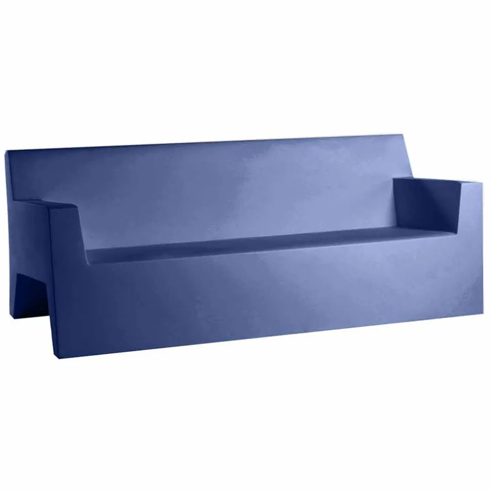 Divano da giardino Jut by Vondom, in resina di polietilene, di design