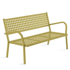 Divano da Giardino 2 Posti con Struttura in Acciaio Made in Italy - Nilda