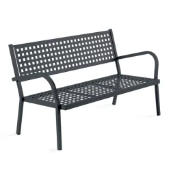 Divano da Giardino 2 Posti con Struttura in Acciaio Made in Italy - Nilda