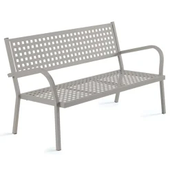Divano da Giardino 2 Posti con Struttura in Acciaio Made in Italy - Nilda