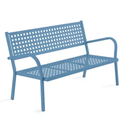 Divano da Giardino 2 Posti con Struttura in Acciaio Made in Italy - Nilda