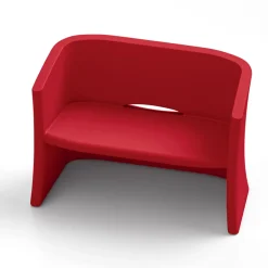 Divano da Giardino 2 Posti in Polietilene Colorato Made in Italy - Gomez