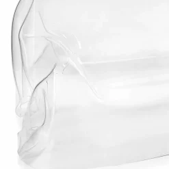 Divano design moderno in plexiglass trasparente Jolly, made in Italy