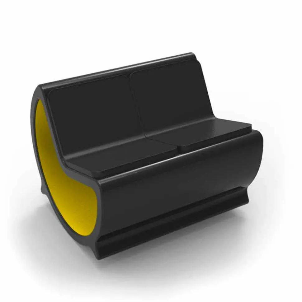 Divano Dondolo 2 Posti Design Moon Made in Italy