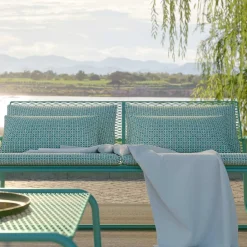 Divano in Metallo per il Giardino Moderno Alta Qualità Made in Italy - Karol