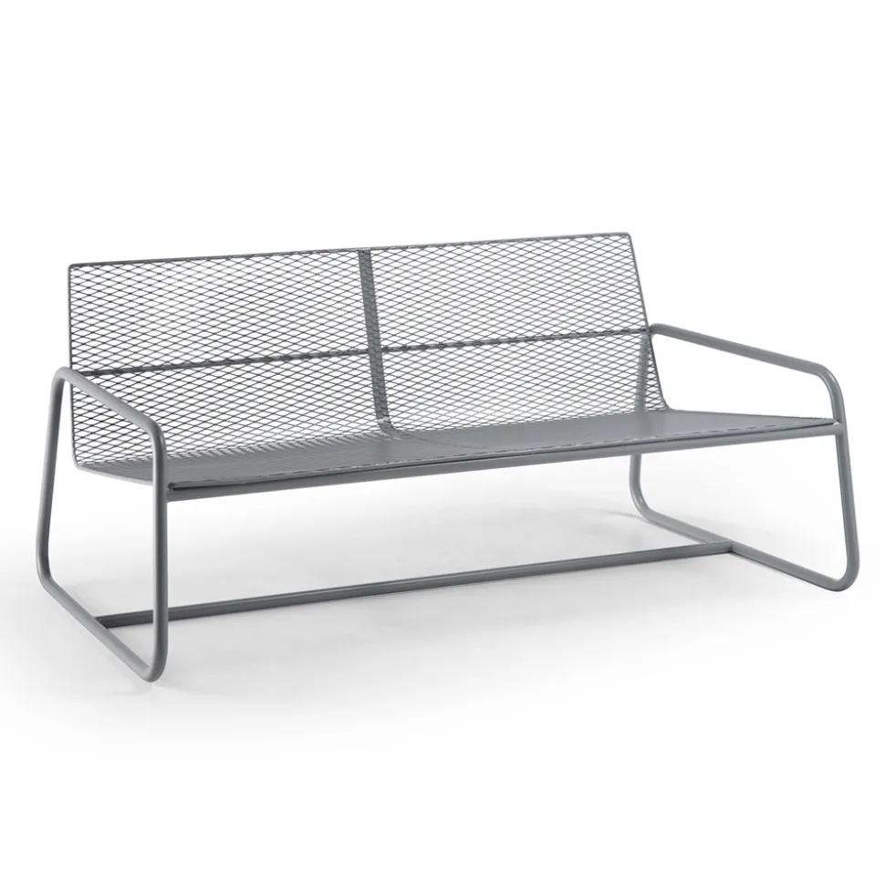 Divano in Metallo per il Giardino Moderno Alta Qualità Made in Italy - Karol