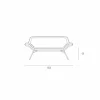 Divano in similpelle da attesa di design made in Italy Cesare