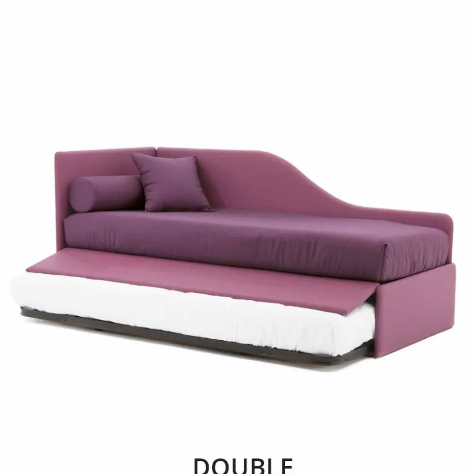 Divano Letto di Design in Similpelle Sfoderabile Made in Italy - Rallo