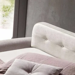 Divano Letto Matrimoniale in Tessuto di Design Realizzato in Italia - Anemone