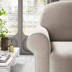 Divano Letto Matrimoniale in Tessuto di Design Realizzato in Italia - Anemone