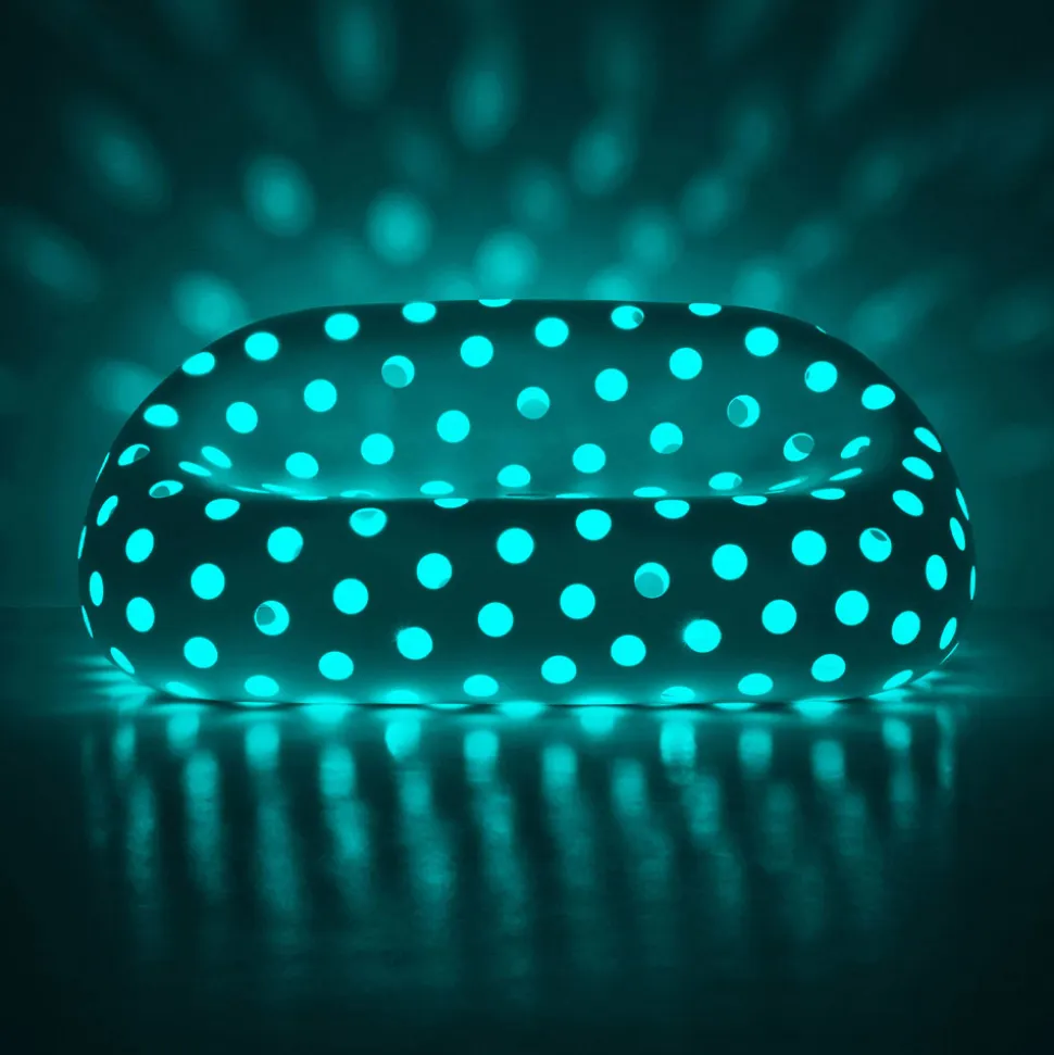 Divano Luminoso da Esterno in Polietilene con LED Made in Italy - Asso