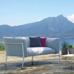 Divano Moderno da Esterno o Interno Sfoderabile Design Made in Italy - Carminio