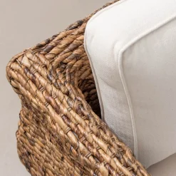 Divano 2 o 3 Posti Outdoor in Banano con Cuscini – Legolas