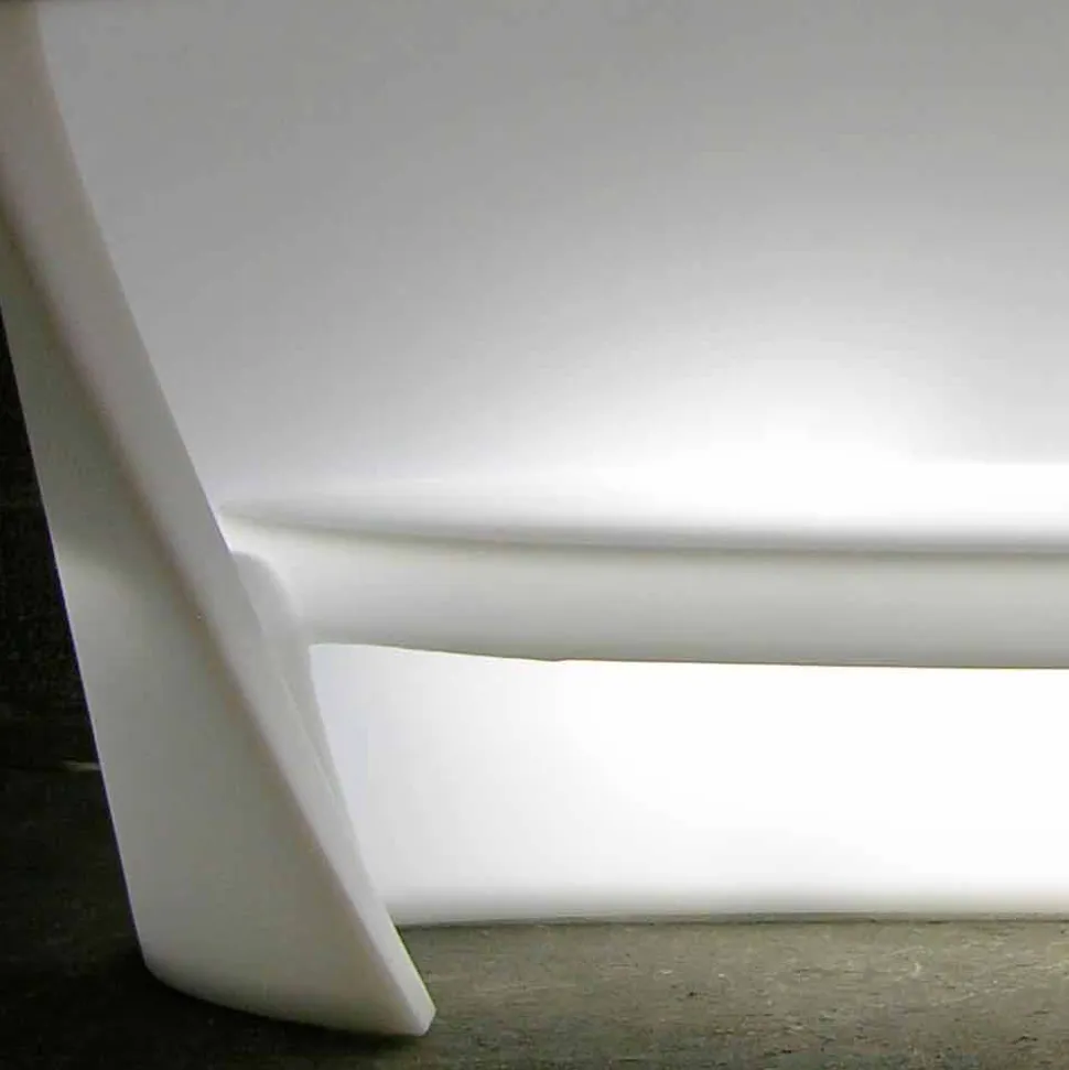 Divano polietilene di design Slide Rap da interno luminoso made Italy