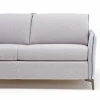 Divano 3 posti di design L 185cm tessuto/ecopelle made in Italy Erica