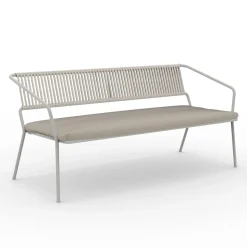 Divano 2 Posti per il Giardino con Cuscino Incluso Made in Italy - Prato