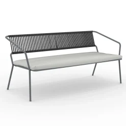Divano 2 Posti per il Giardino con Cuscino Incluso Made in Italy - Prato