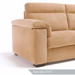 Divano relax elettrico 2 posti,2 sedute elettriche Lilia,made in Italy