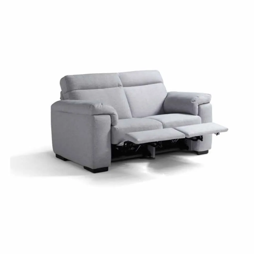 Divano relax elettrico 2 posti,2 sedute elettriche Lilia,made in Italy