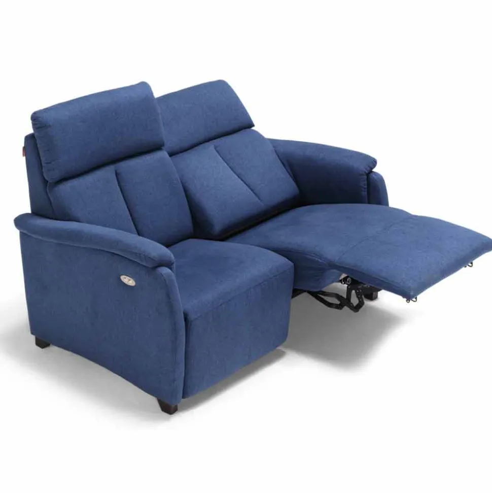 Divano relax elettrico 2posti,2 sedute elettriche Gelso,design moderno