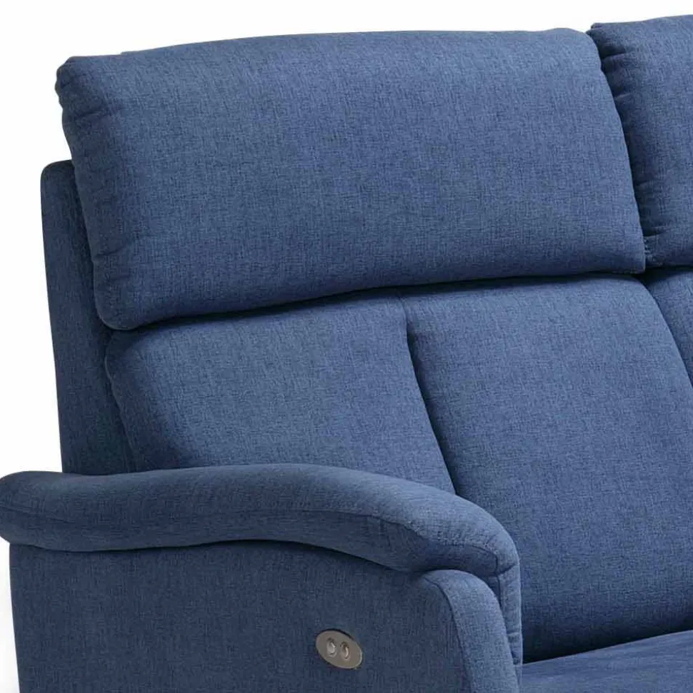 Divano relax elettrico 2posti,2 sedute elettriche Gelso,design moderno