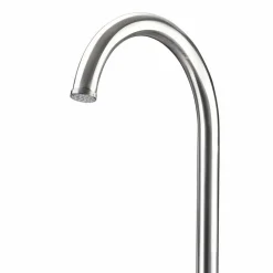 Doccia da Giardino Cromata in Acciaio Inox con Lavapiedi Made in Italy - Marlen
