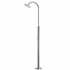 Doccia da Giardino in Acciaio con Rubinetto Temporizzato Made in Italy - Norton