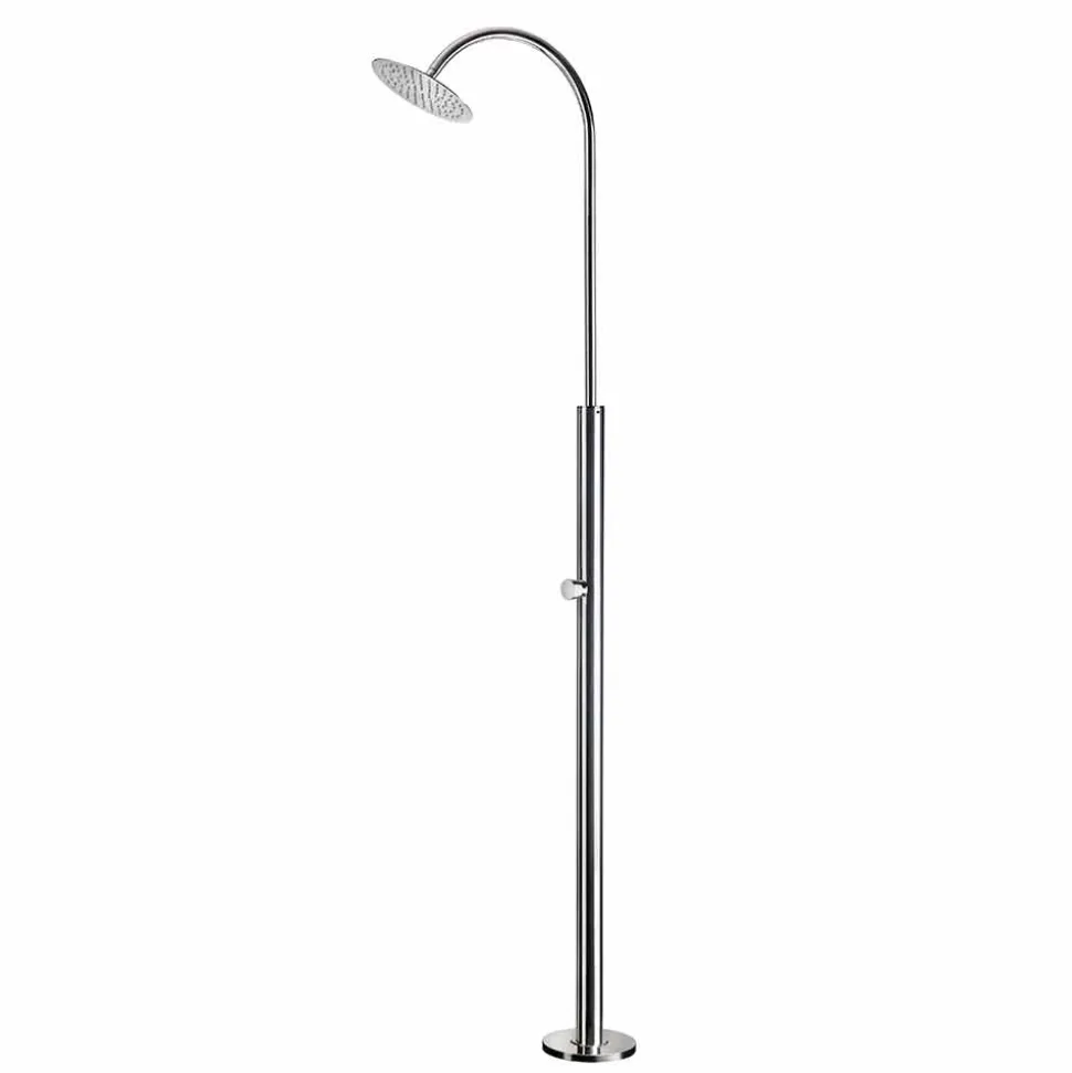 Doccia da Giardino in Acciaio con Rubinetto Temporizzato Made in Italy - Norton