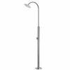 Doccia da Giardino in Acciaio Inox con Soffione Rotondo Made in Italy - Norton
