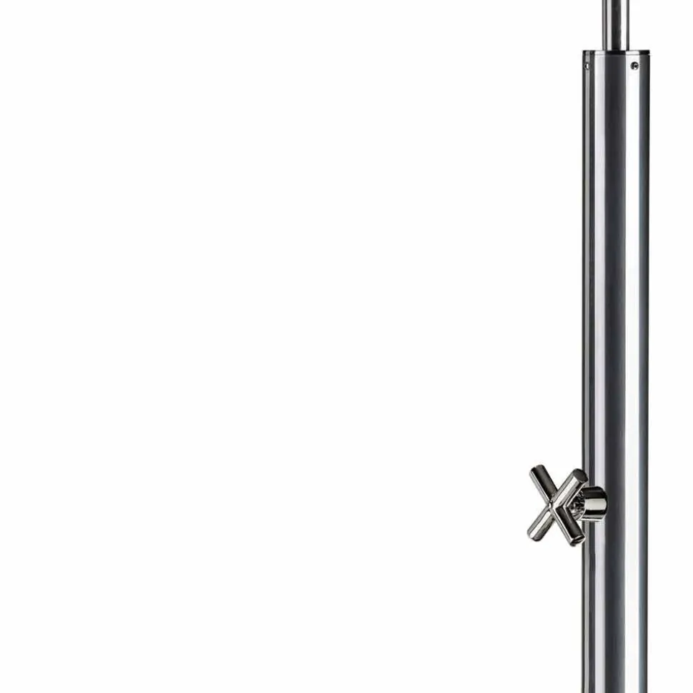 Doccia da Giardino in Acciaio Inox con Soffione Rotondo Made in Italy - Norton