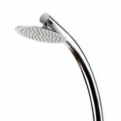 Doccia Esterna in Acciaio con Miscelatore e Soffione Tondo Made in Itay  - Yuki