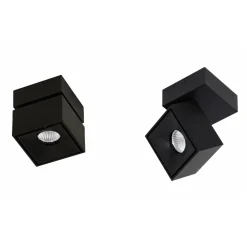 Faretto a Led da Parete o Soffitto in Alluminio Bianco o Nero - Vernon