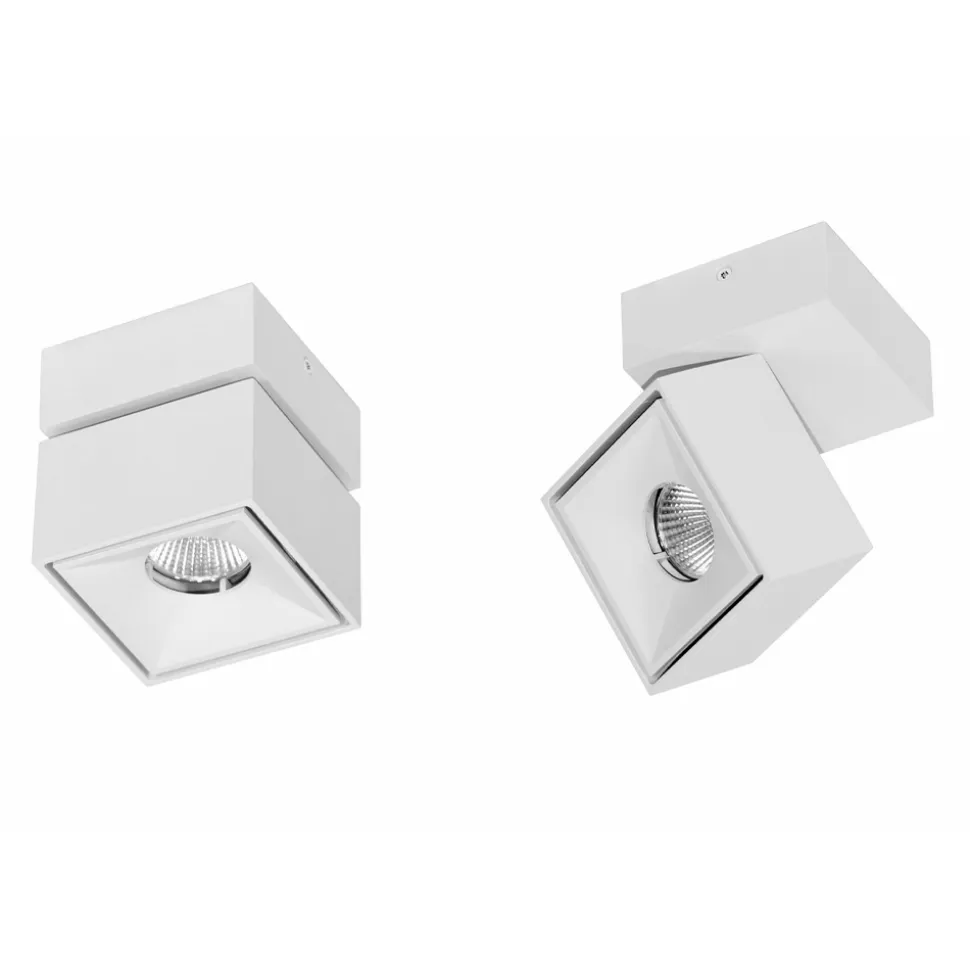 Faretto a Led da Parete o Soffitto in Alluminio Bianco o Nero - Vernon