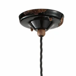 Faretto a sospensione design vintage in ceramica artigianale Carrie