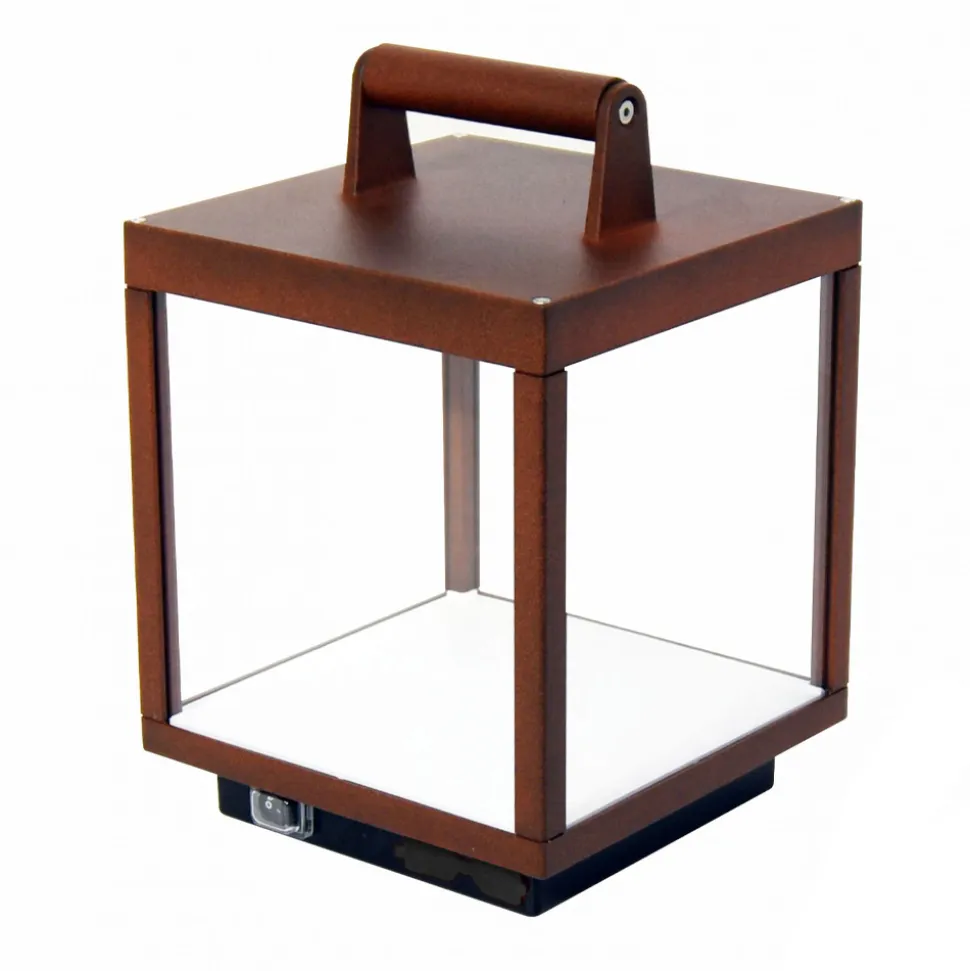 Faretto Led Decorativo da Esterno in Alluminio Bianco o Corten - Bettina