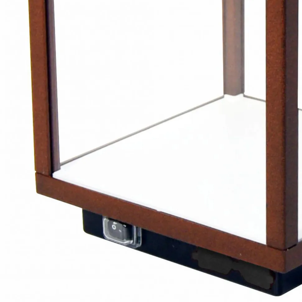 Faretto Led Decorativo da Esterno in Alluminio Bianco o Corten - Bettina
