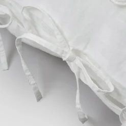 Federa in Lino con Pizzo Armonia e Laccetti in Polvere o Retro - Masone