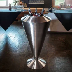 Frappeuse da Terra Moderno in Acciaio Finitura Satinata Made in Italy - Astana