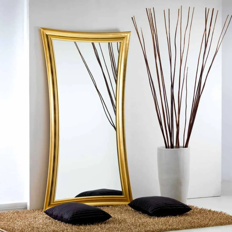 Grande specchiera da terra / muro design moderno Heart, 110x197 cm