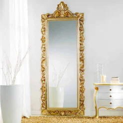 Grande specchiera da terra / muro dal design classico Tiara, 86x220 cm