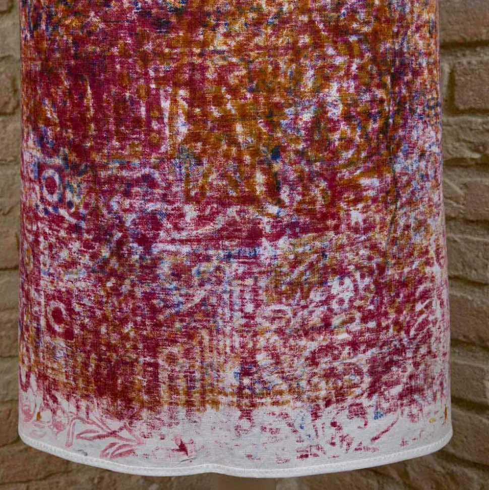 Grembiule d’Artigianato Italiano in Cotone con Stampa Artistica Manuale
