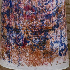 Grembiule d’Artigianato Italiano in Cotone con Stampa Artistica Manuale