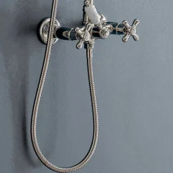 Gruppo Doccia Classico Duplex in Ottone con Soffione 3 Misure - Ercolina