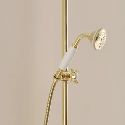 Gruppo Doccia con Asta in Ottone Vintage Made in Italy – Katerina