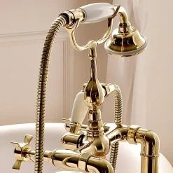 Gruppo Vasca a Pavimento di Design Vintage in Ottone Made in Italy – Katerina